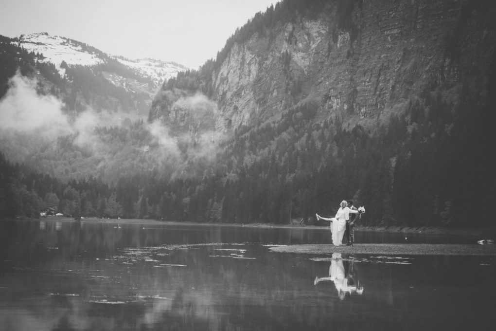 photographe mariage maldeme lac montriond montagne haute savoie